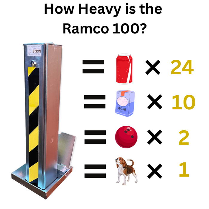 Heavy-Duty Telescopic Security Bollard with Boxed Lid | Ramco 100 | Anti-Ram Vehicle Protection