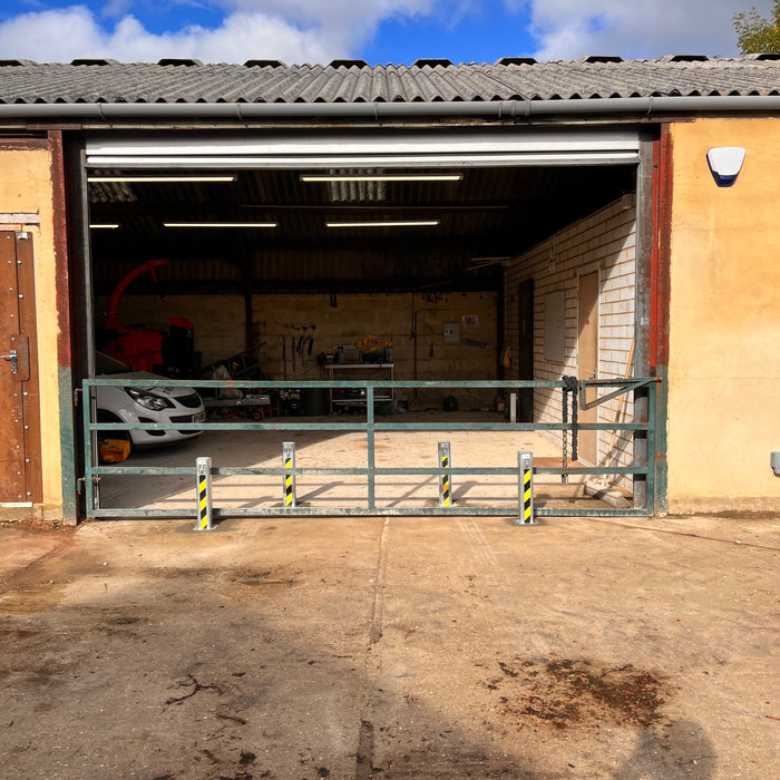 4 x Ramco 100 Telescopic Bollard With Lid - Professionally Installed