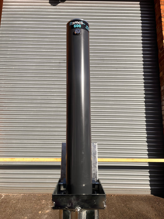 2 x Ramco 600 Driveway Security Bollards Installed by Bison Products