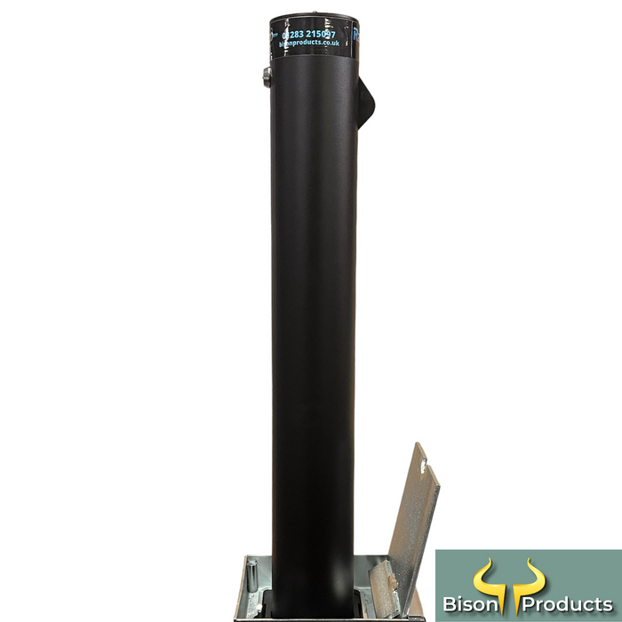 Ramco 600 Matte Black Driveway Security Bollard