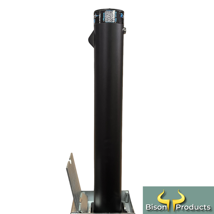 Ramco 600 Matte Black Driveway Security Bollard