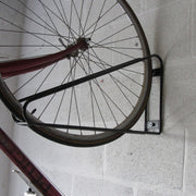 wall dock powder coat black for 1 bike wall mounted with road bike