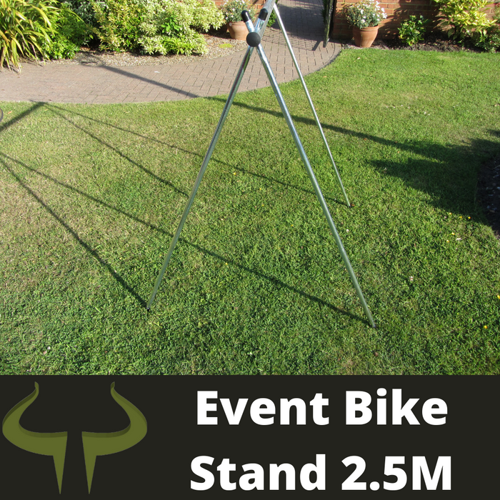 bison products transition bike rack for race events flat packed