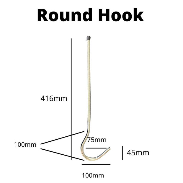 Ladder Clamp Round Hook Dimensions