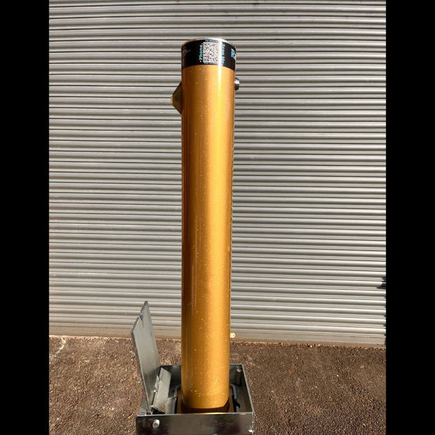 Bison Products Ramco 600R Golden Defender Steel Telescopic Driveway Security Post Bollard