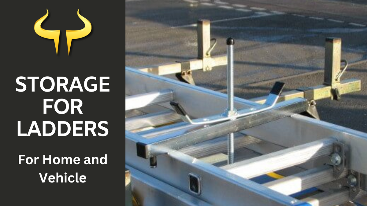 Ladder Storage For The Home and Van - Bison Products