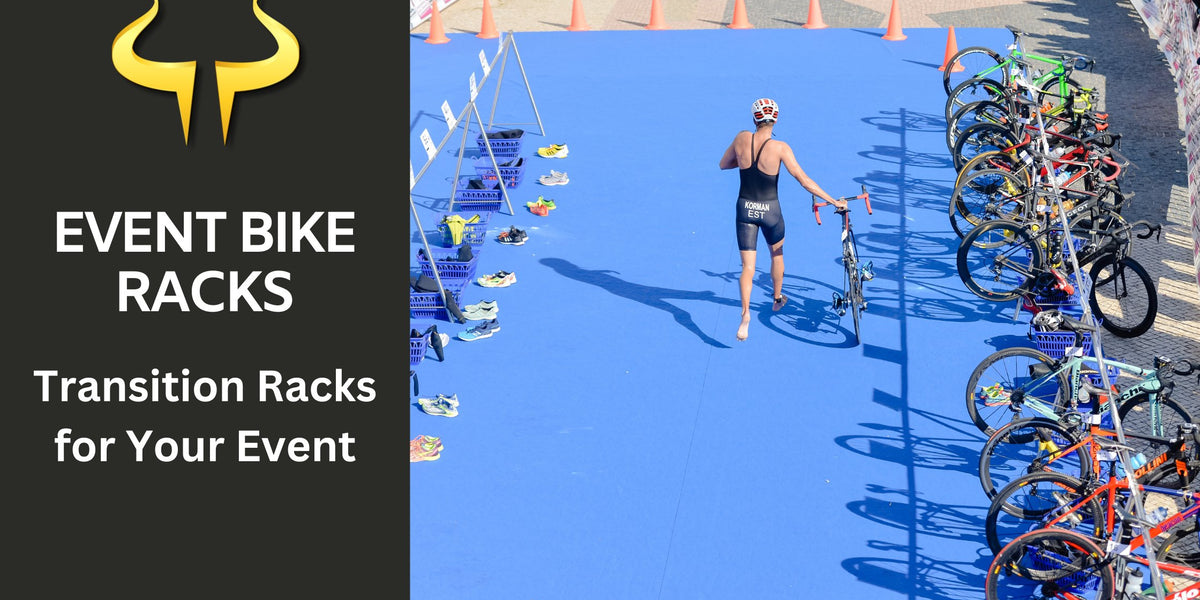 Triathlon & Sports Event Bike Stands - Bison Products