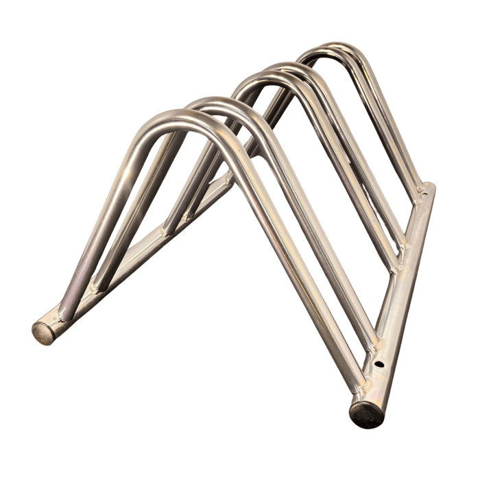 3 Bike Floor or Wall Mounted Toast Rack Up To 55mm Tyres