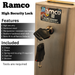 Ramco 600 Replacement Lock Pack - lock cylinder and keys