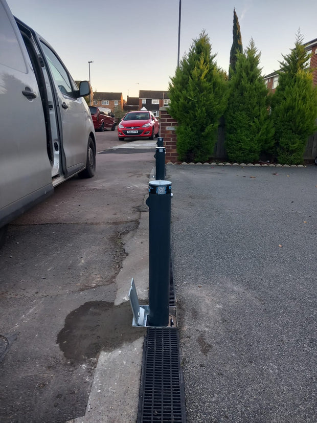 Ramco 600R Anthracite Grey Bollard Fully Installed For You