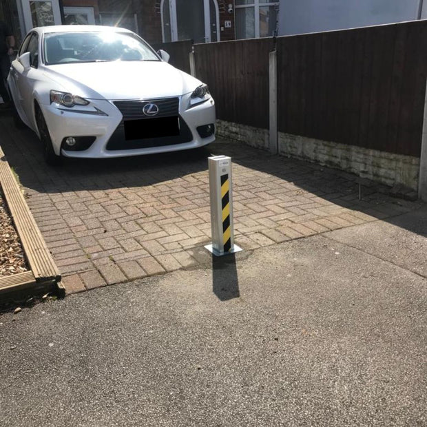 Ramco 100 Telescopic Driveway Security Bollard Fully Installed by Bison Products