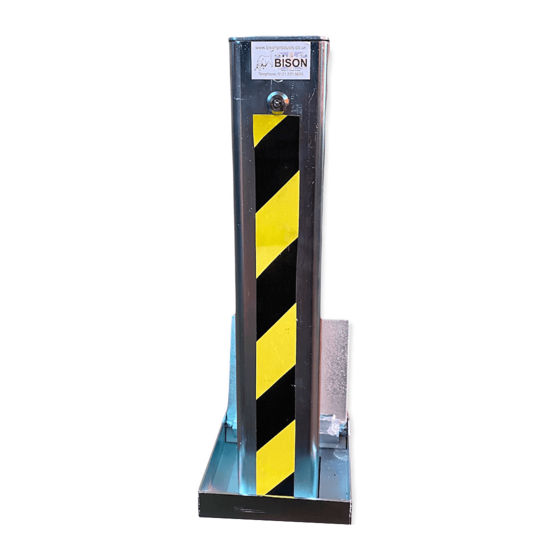 Simple Security Post Ramco 100 Anti-Ram Telescopic Security Post with Lid — Bison Products