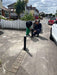 Bison Products Ramco Round 600 telescopic car security bollard installed by Ramco