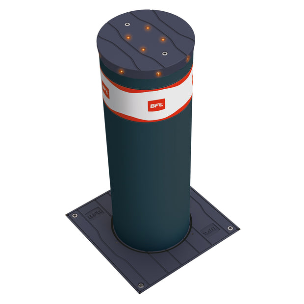 BFT Stoppy B 700 Automatic Bollard 700mm high - Dark Grey / Black for Residential use