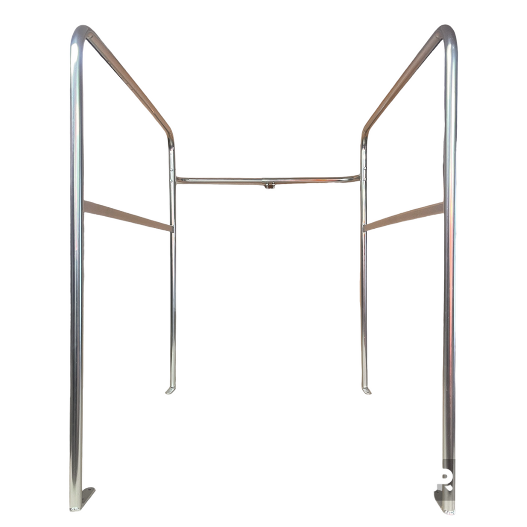 Loft Hatch Safety Rail – Silver, Extendable 50–75cm — Bison Products