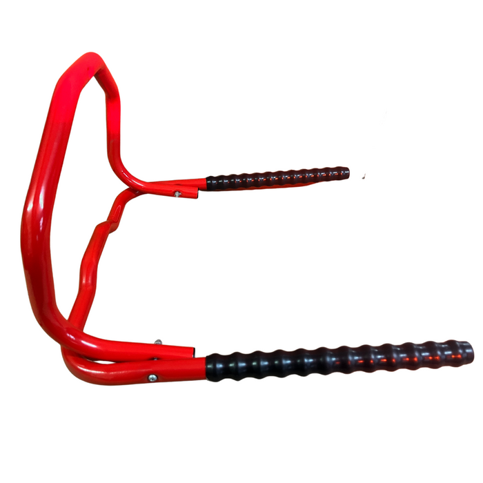 Wall Mounted Folding Bike Rack in Red — Bison Products