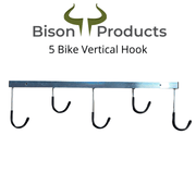5 Bike Wall Mounted Vertical Storage Hook