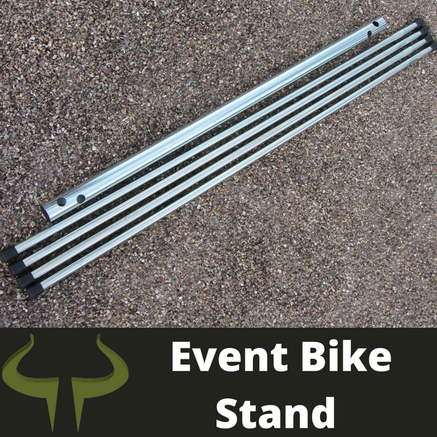 2 meter transition bike rack for events flat packed.