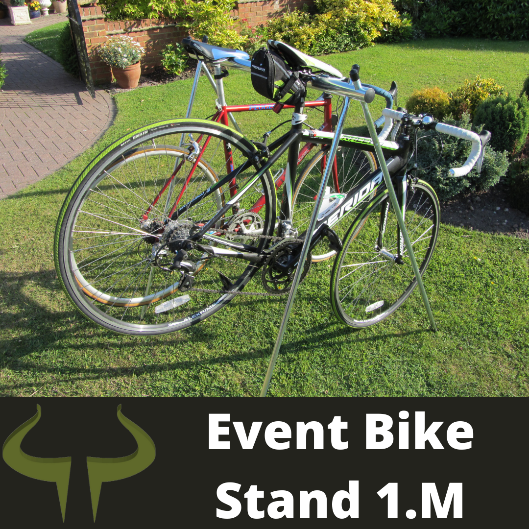 1 Metre Transition Bike Event Rack for up to 3 Bikes — Bison Products