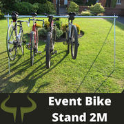 2 meter transition bike rack for events