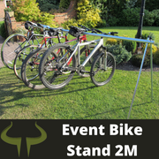 bison products transition bike rack for race events