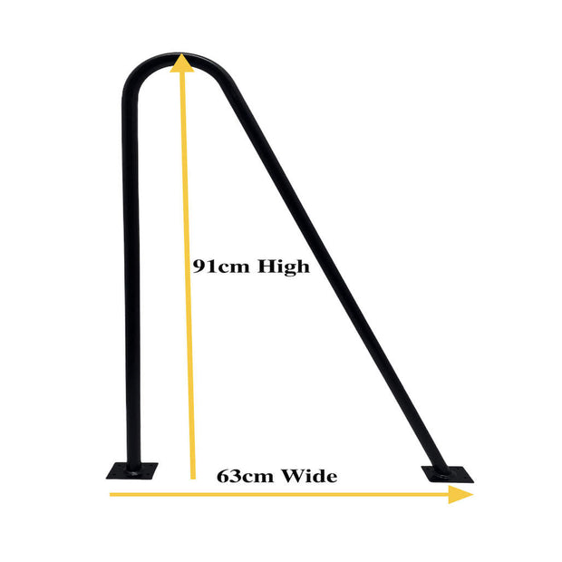 Safety Grab Rail height and width