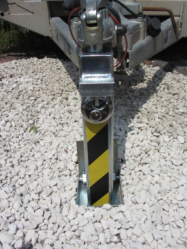 Tralier or caravan hitch lock