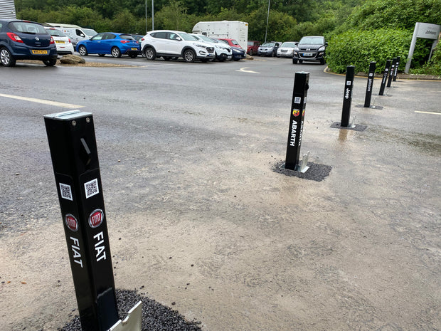 Ramco 600 Square branded and installed in office car park.