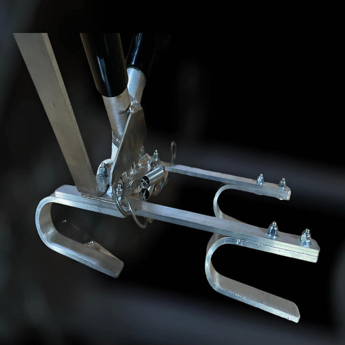 Industrial ladder Stand Off side view