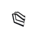 Ladder Storage Bracket Vector no Background