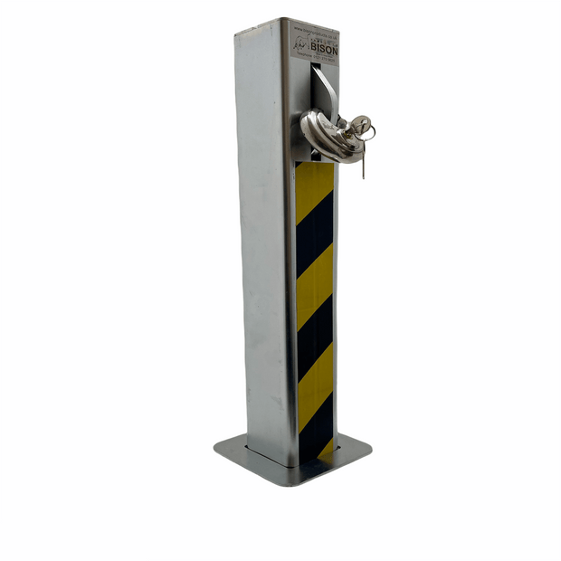 Telescopic 70 driveway security bollard 70mm x 70mm x 540mm 70mm discuss padlock supplied