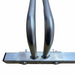Adjustable bike rack for 3 bikes with tyre widths ranging from 15mm to 100mm showing minimum width