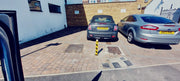 Ramco 600 Square Telescopic Driveway Security Post installed.