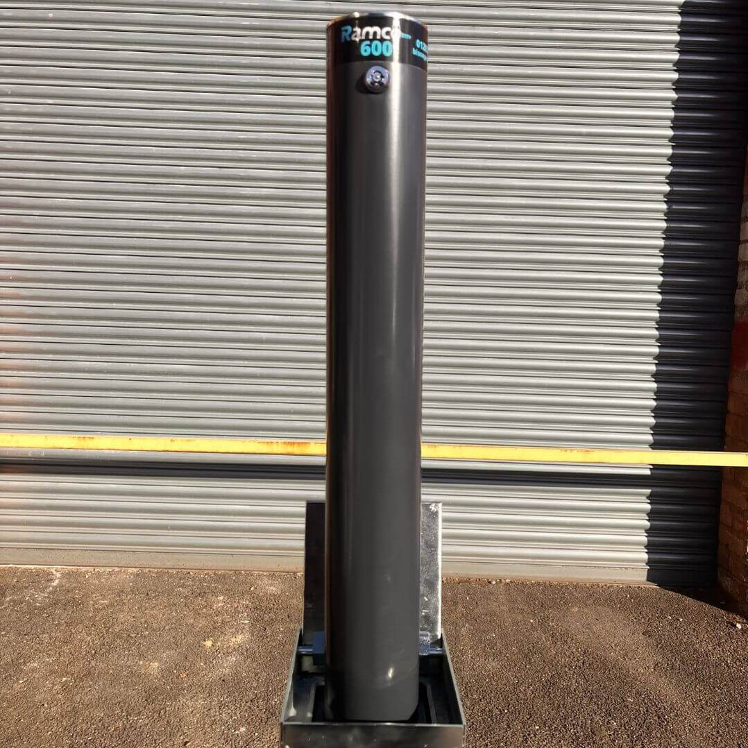Ramco 600 Round Telescopic Driveway Security Bollard — Bison Products