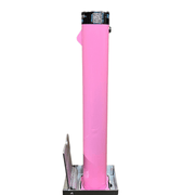Ramco 600R Pink telescopic vehicle securoity bollard post fully installed at your home