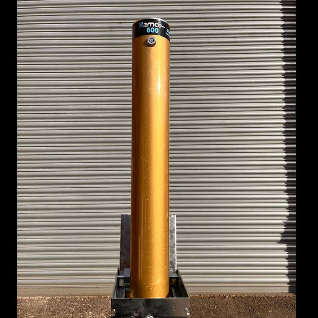 Bison Products Ramco 600R Golden Defender Steel Telescopic Driveway Security Post Bollard