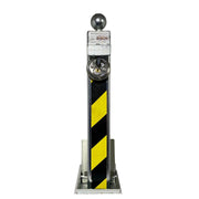 Hitch lock for caravans or trailers
