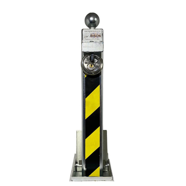 Hitch lock for caravans or trailers