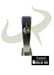 Bison Products Solid 100 telescopic driveway security bollard with padlock protection 100mm x 100mm x 540mm front facing
