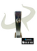 Bison Products Solid 100 telescopic driveway security bollard with padlock protection 100mm x 100mm x 540mm front facing