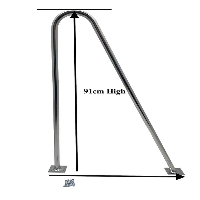 Safety Grab Rail with dimensions