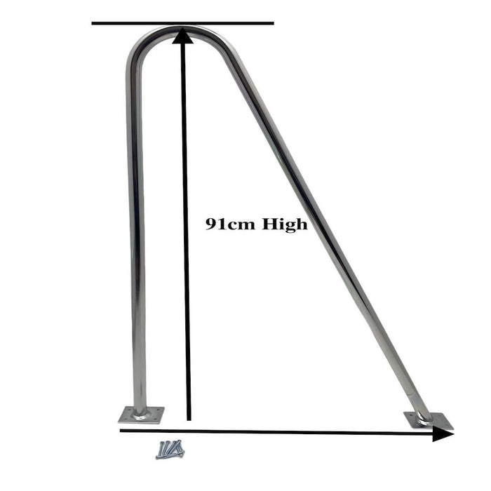 Safety Grab Rail with dimensions