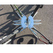 6 Bike Star Rack - Innovative Bike Racks – Bison Products