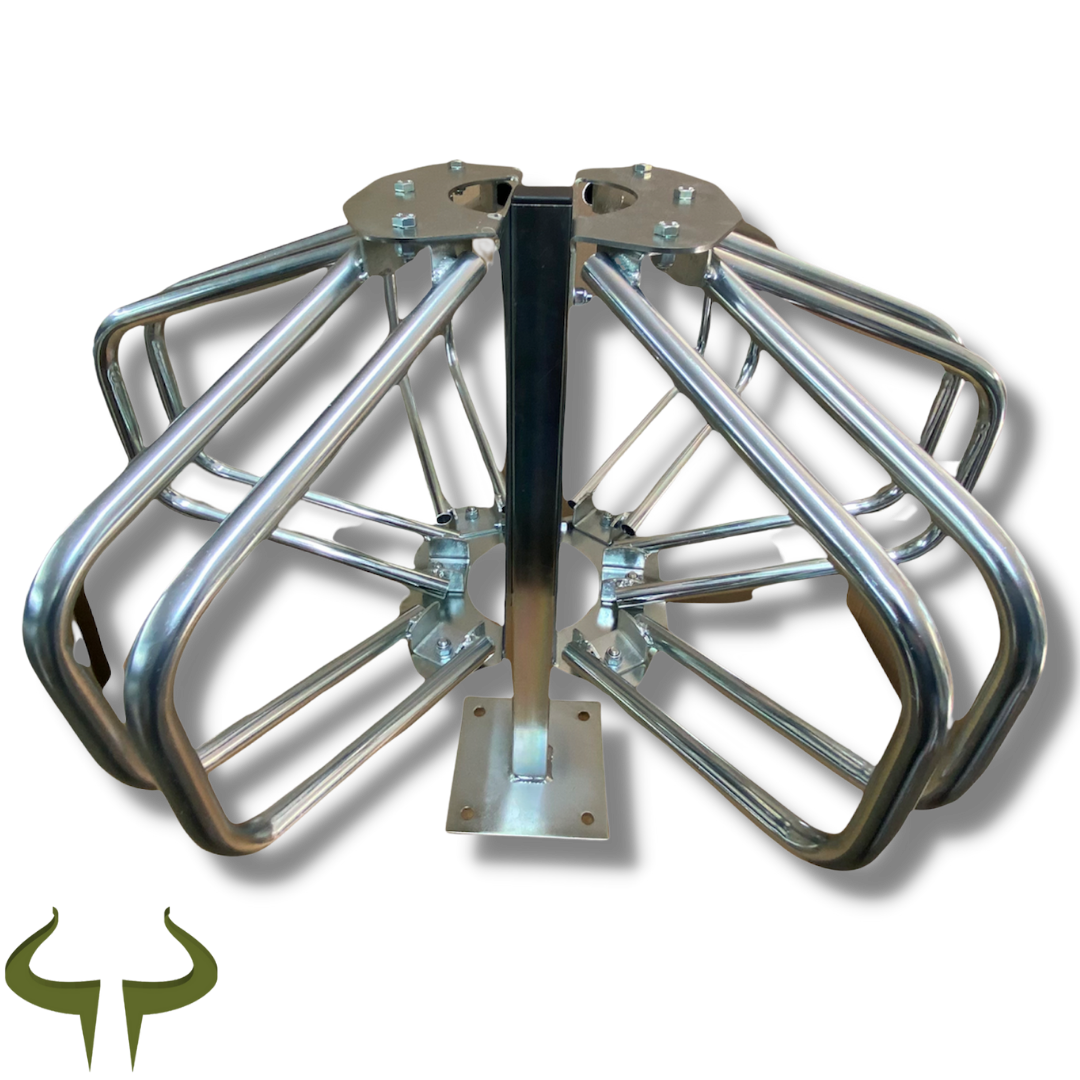 6 Bike Star Rack - Innovative Bike Racks — Bison Products