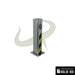 Bison Products Solid 100 telescopic driveway security bollard with padlock protection 100mm x 100mm x 540mm