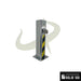 Bison Products Solid 100 telescopic driveway security bollard with padlock protection 100mm x 100mm x 540mm right facing