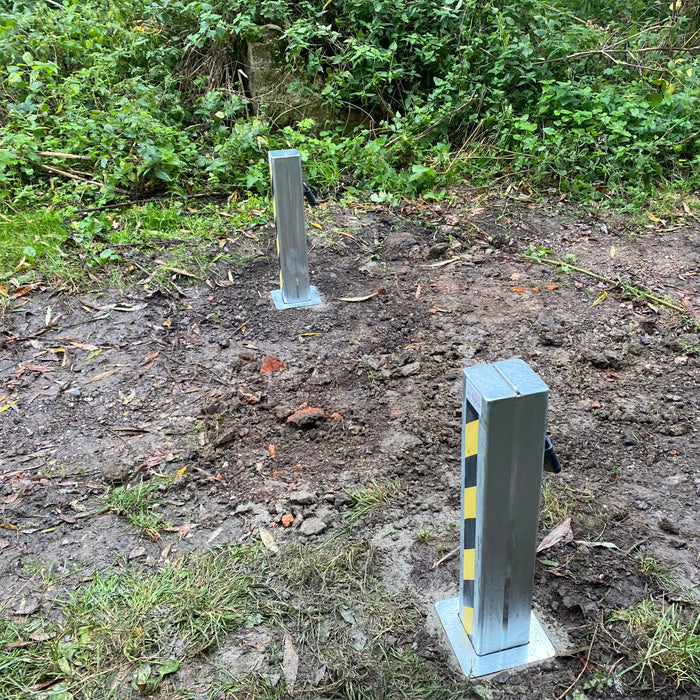 Telescopic 100 with padlock installed