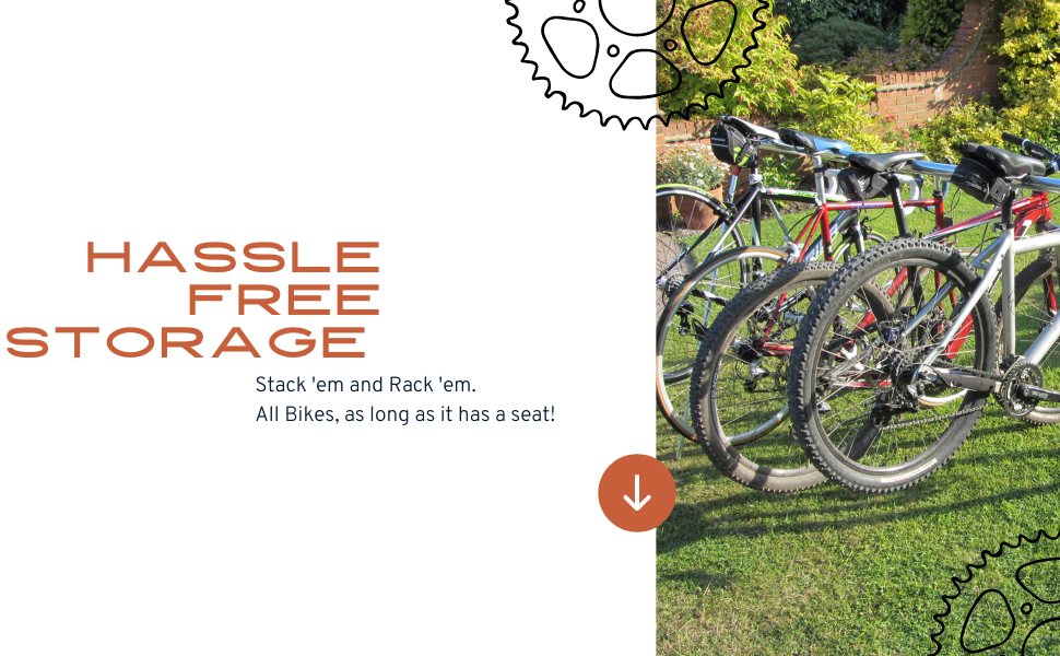 3 Metre Transition Bike Event Rack for up to 9 Bikes — Bison Products