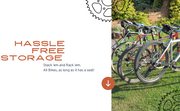 transition bike rack for events